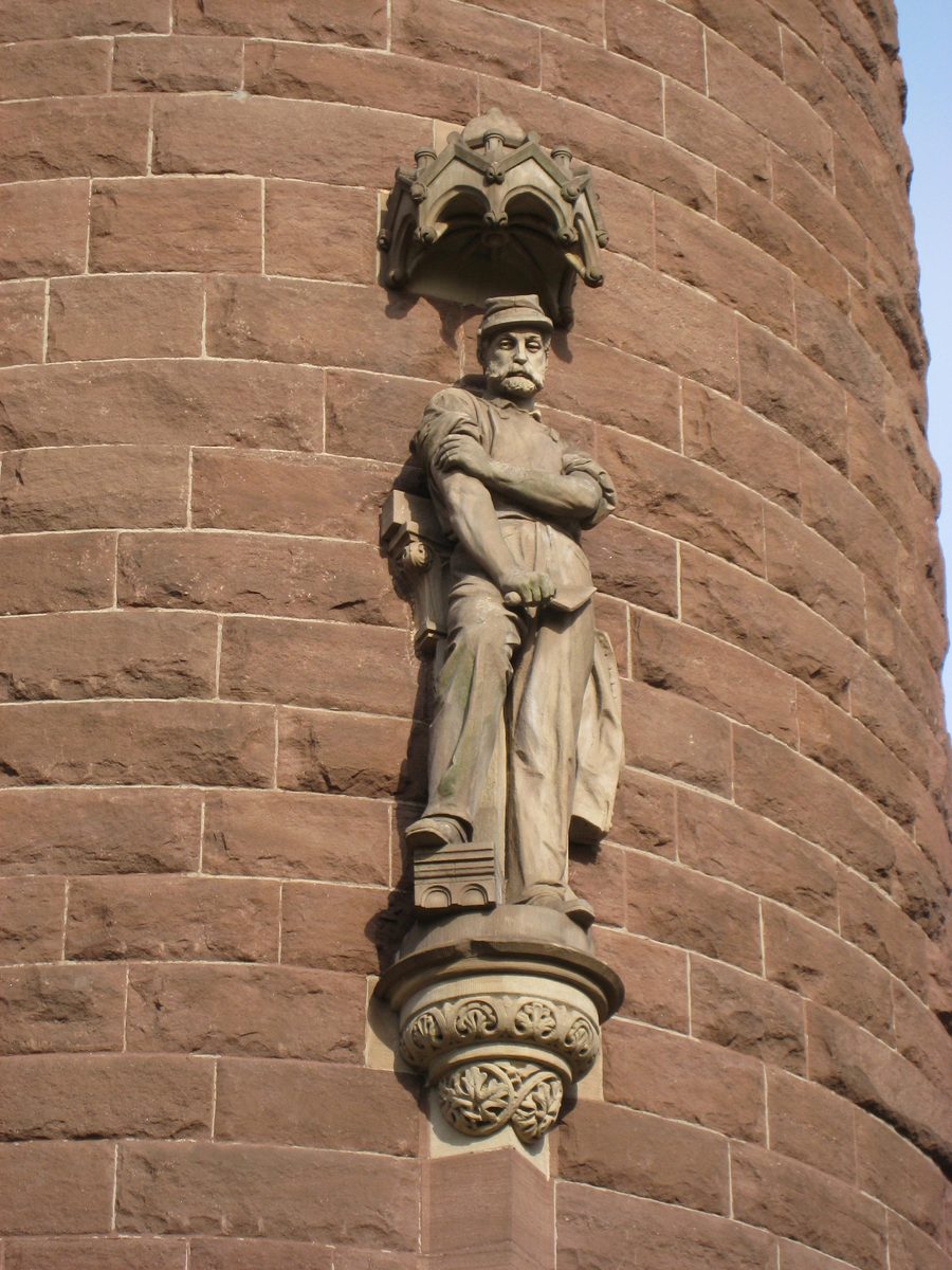 Арка Soldiers and Sailors Memorial Arch в парке Бушнелл в Хартфорде
