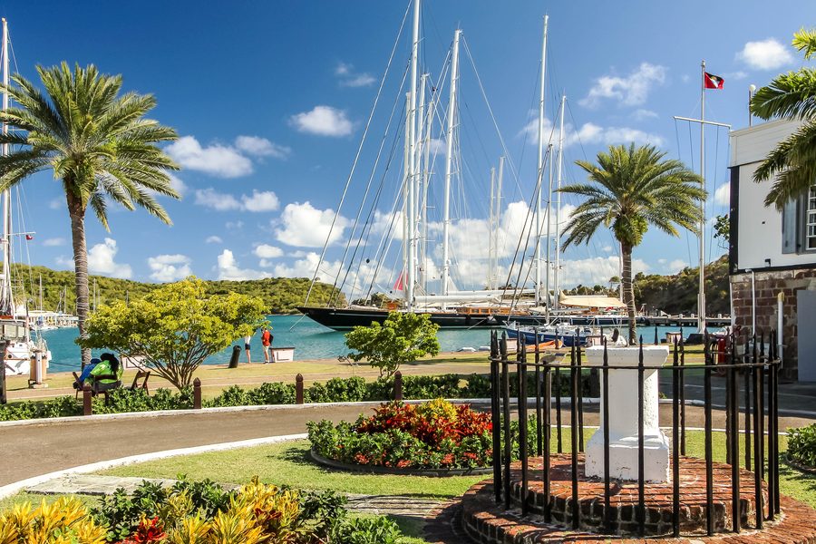 Nelson’s Dockyard в English Harbour на Антигуа