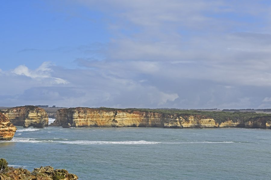 View of Bay of Islands from the scenic point, Bay of Islands Coastal Park, Victoria, Australia