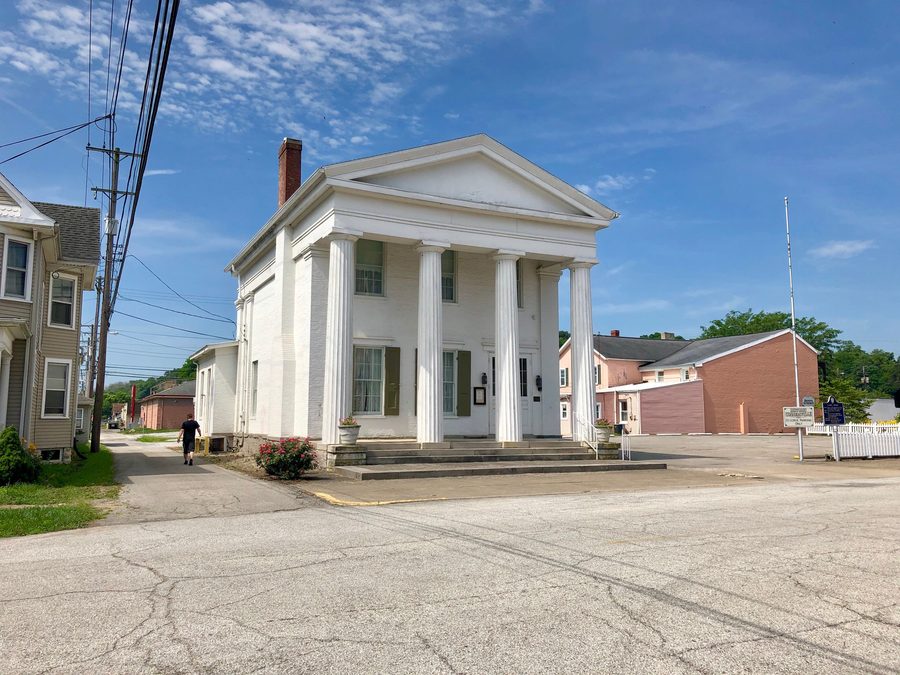 Historisches Canal House in Connersville, Indiana