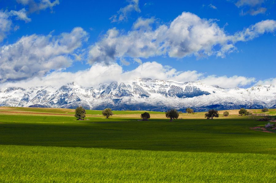 Landschaft in El-Asnam in der Wilaya Bouira, Algerien