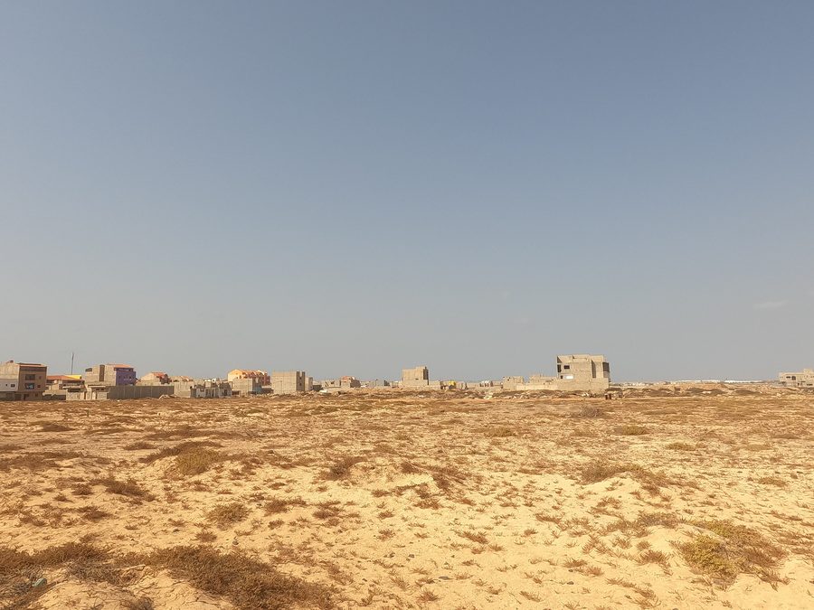Santa Maria auf der Insel Sal mit Küstenort und Strand