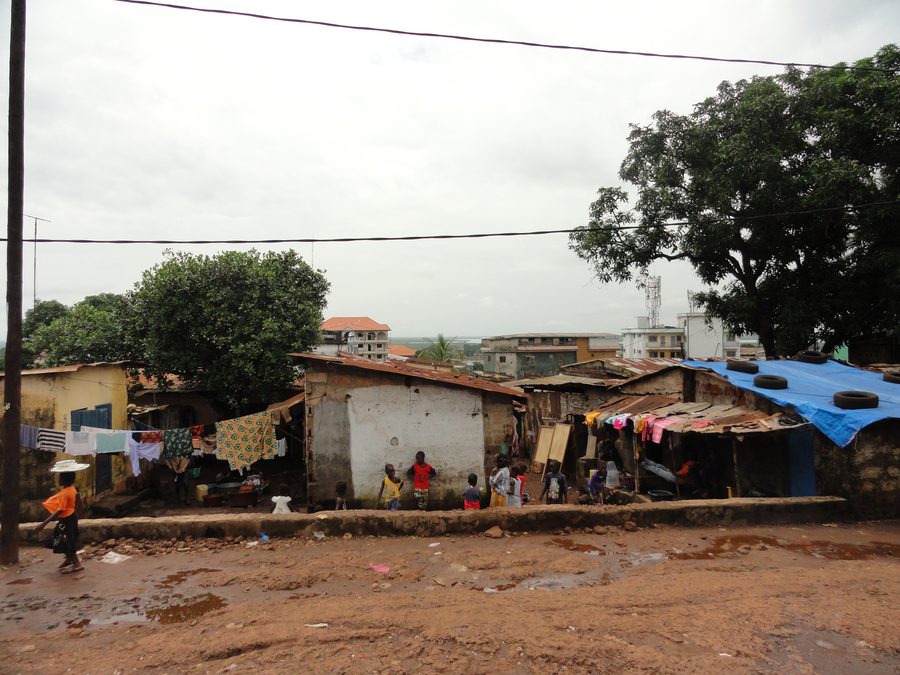 Conakry, Guinea, shown as an urban city view.