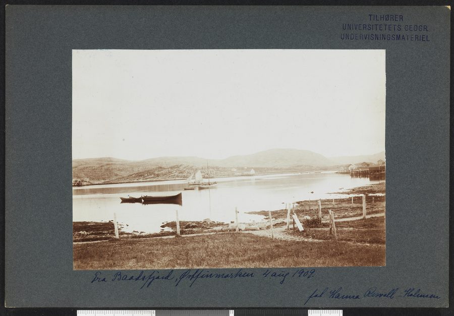 Historical view of Båtsfjord in Finnmark
