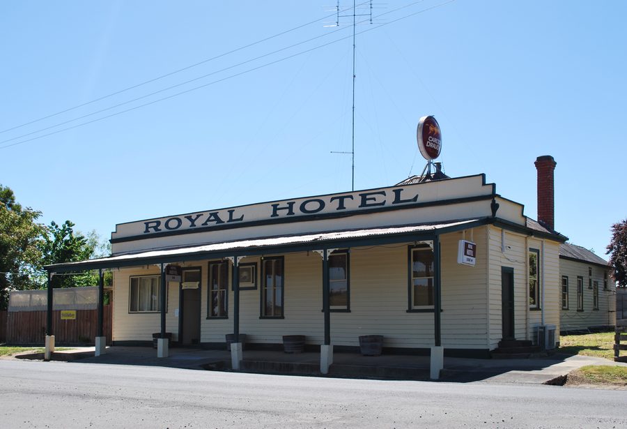 Royal Hotel, сельский паб в Snake Valley, Виктория