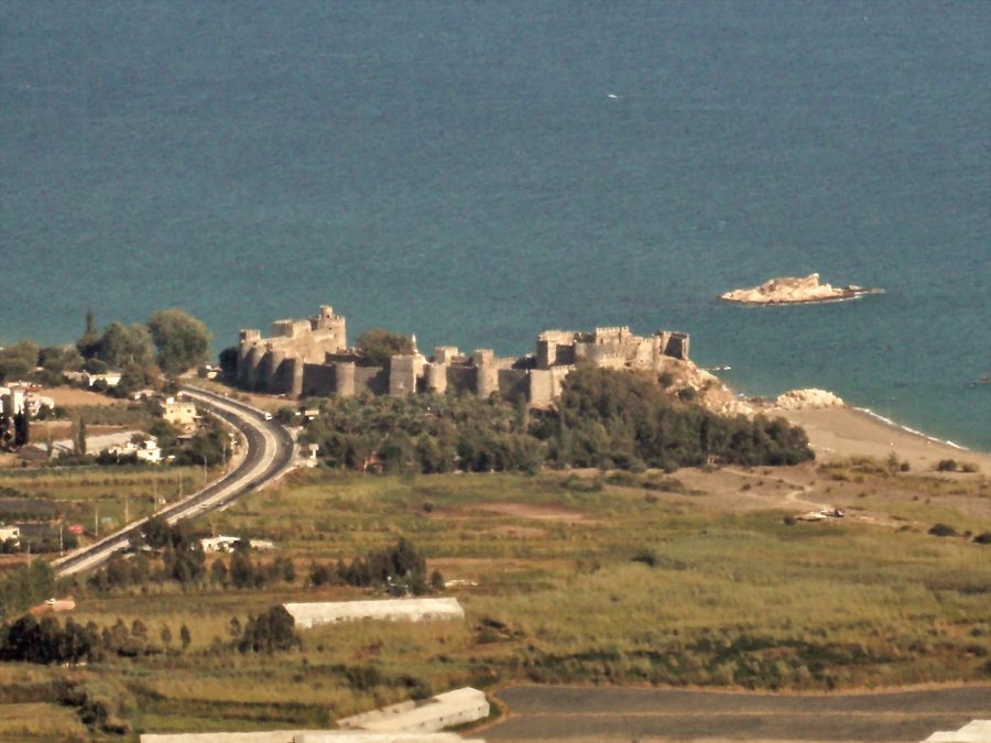 Anamur Kalesi, die historische Burg bei Anamur an der türkischen Mittelmeerküste