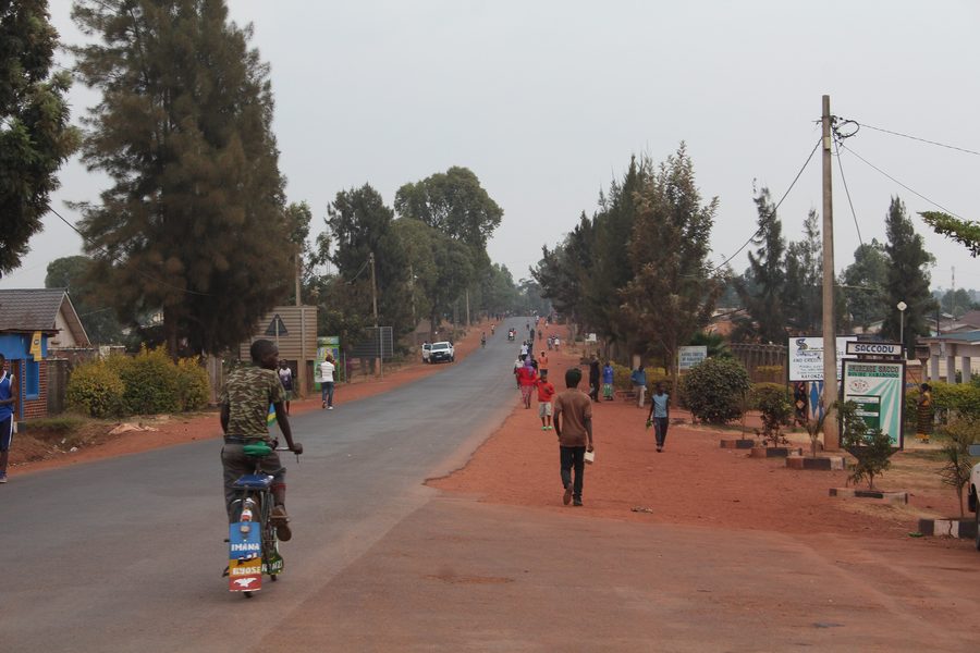 Straßenszene in Kayonza, Ostprovinz, Ruanda