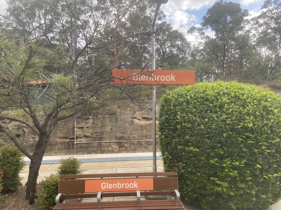 Bahnhof Glenbrook in New South Wales