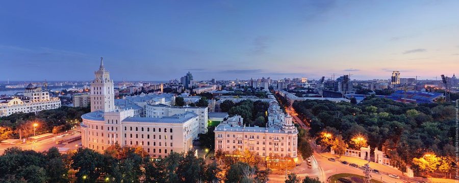 Здание управления Юго-Восточной железной дороги в Воронеже