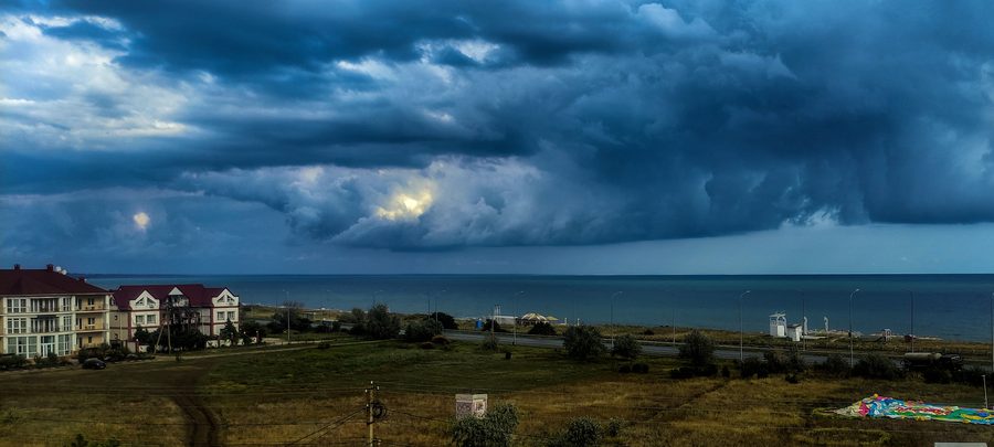 Побережье деревни Береговое в Крыму