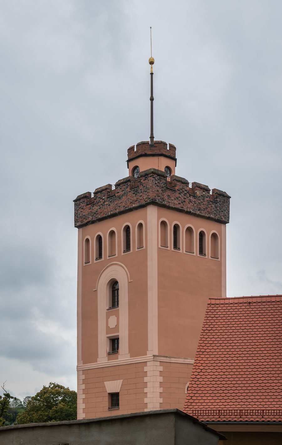 Красная башня в Каменце, Саксония