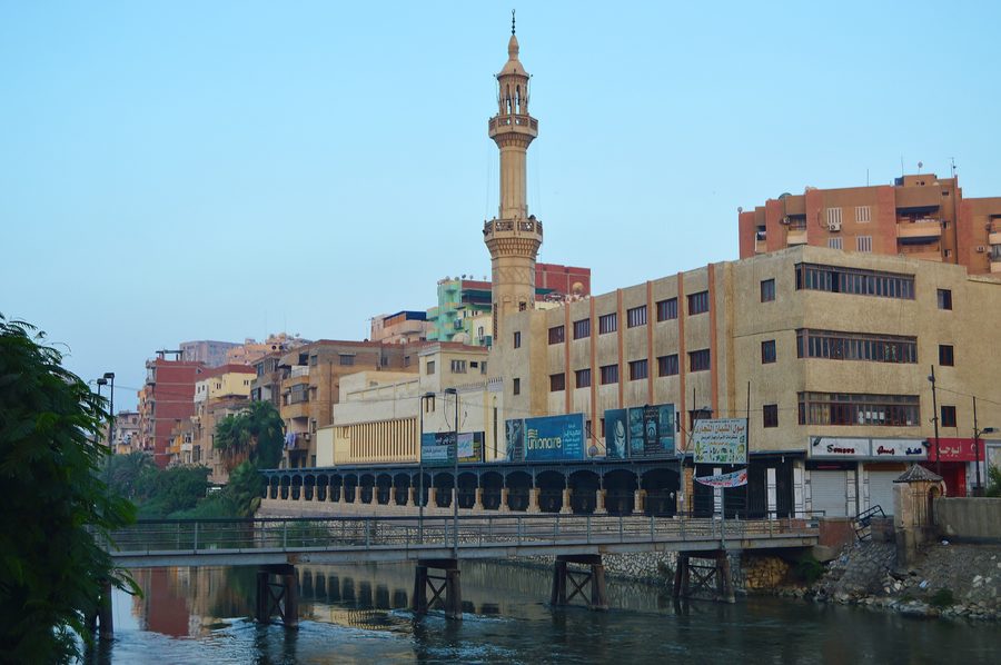Ansicht aus Zagazig im Gouvernement Asch-Scharqiyya, Ägypten