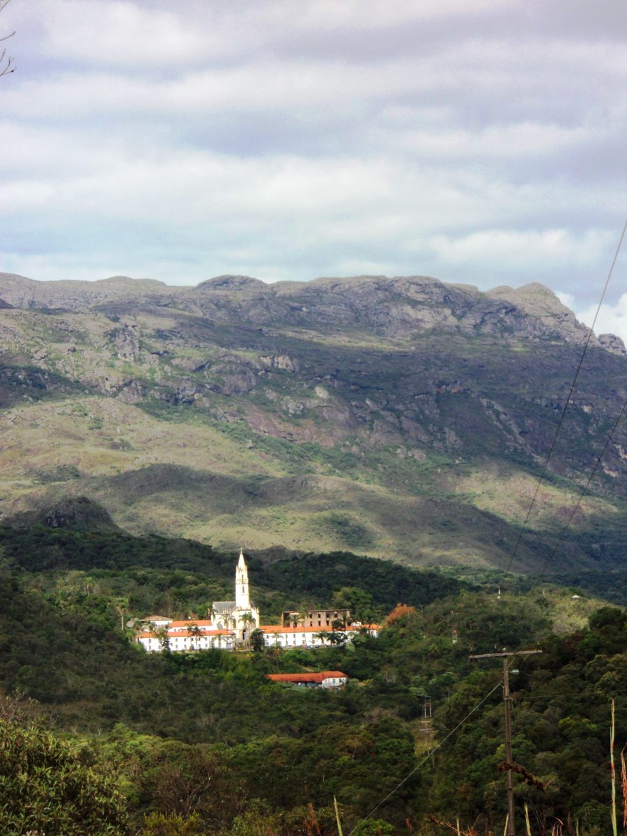 Vista parcial da Serra do Caraça, em Catas Altas, Minas Gerais, Brasil.