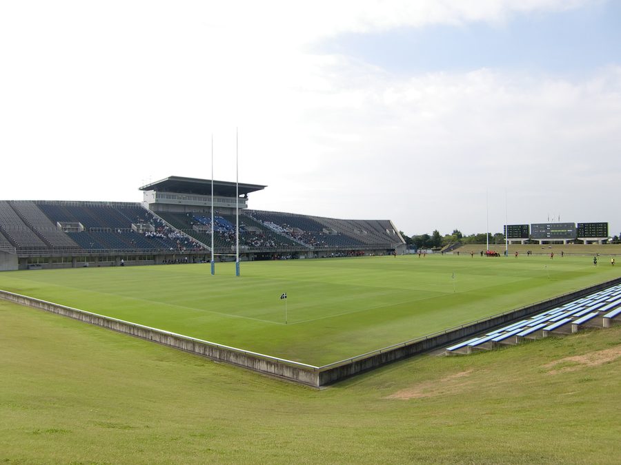 Kumagaya Rugby Stadium в Кумагая, Сайтама, Япония