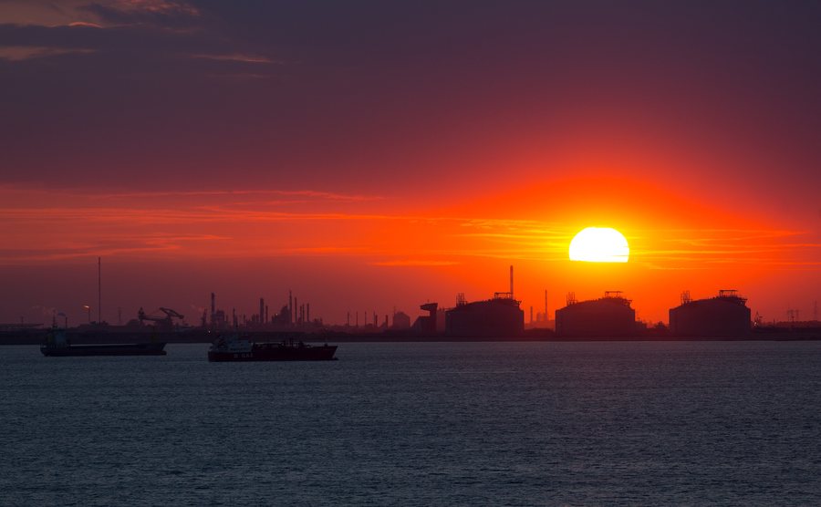 File:Sunset Port-de-Bouc, France.jpg
