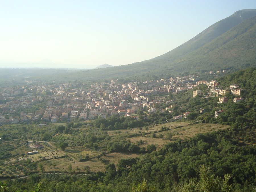 General view of Marcellina in Lazio, Italy