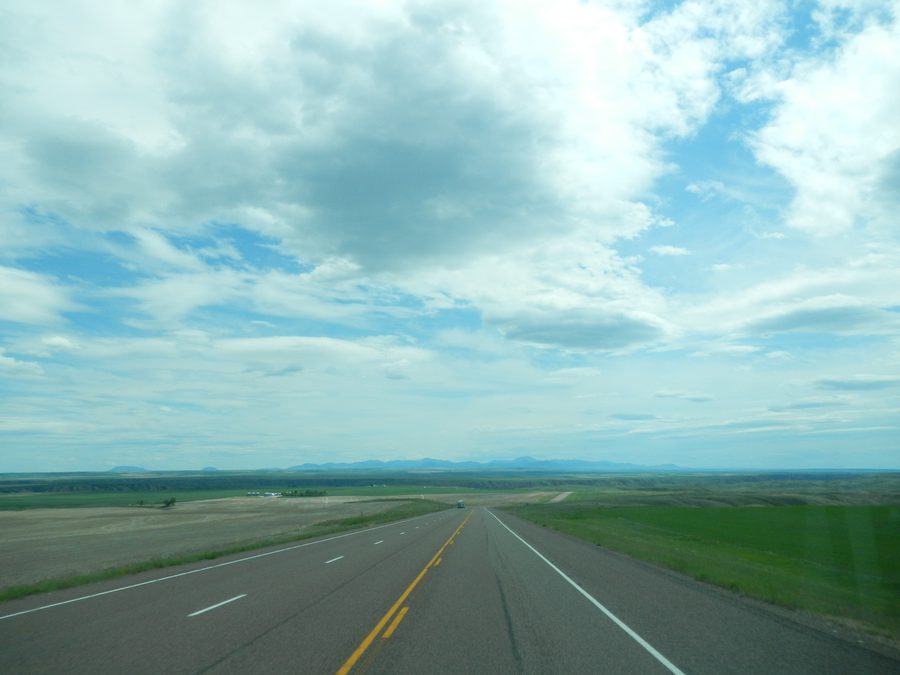 Landschaft in Chouteau County, Montana