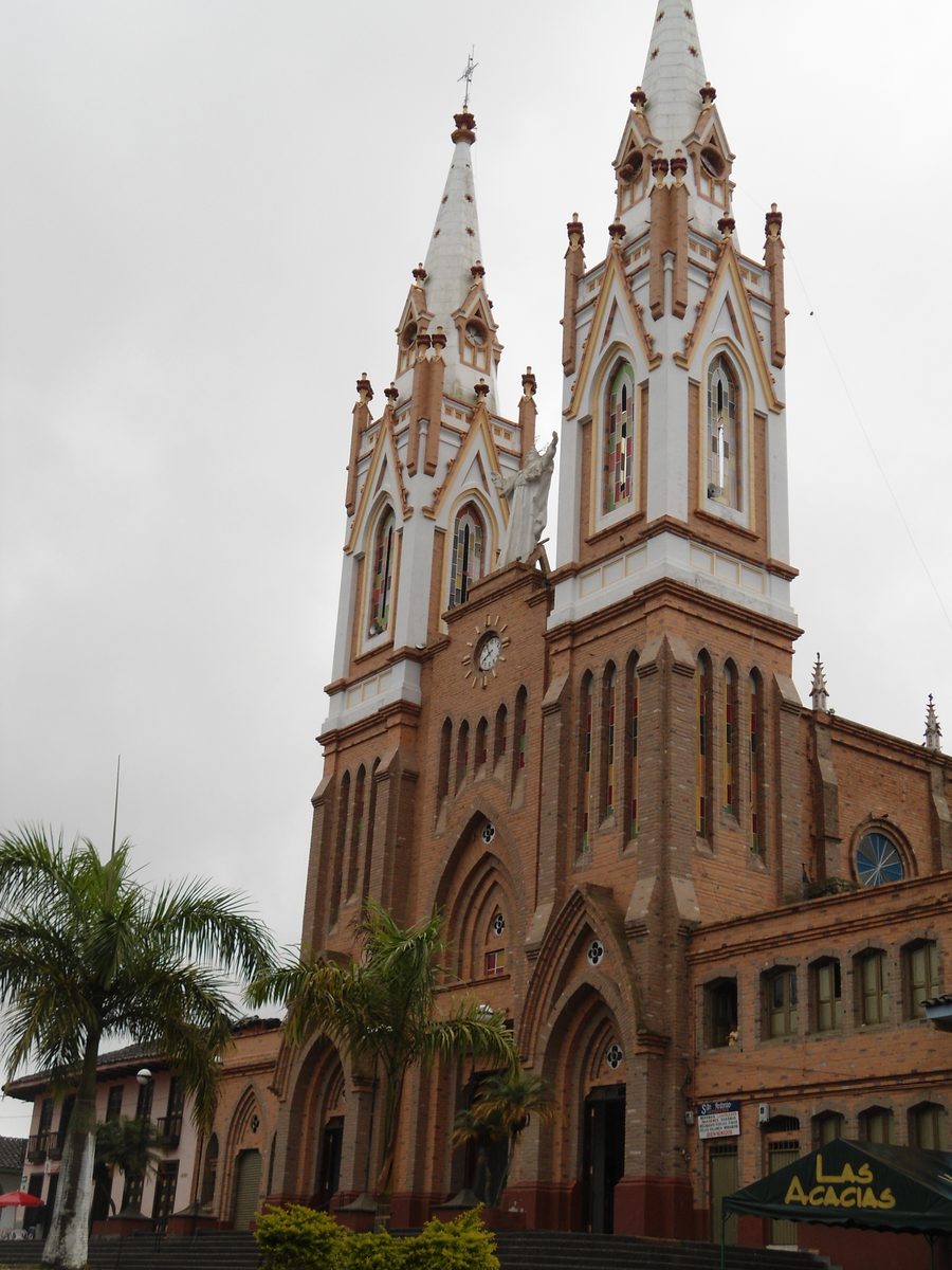Church at Marsella in Risaralda, Colombia