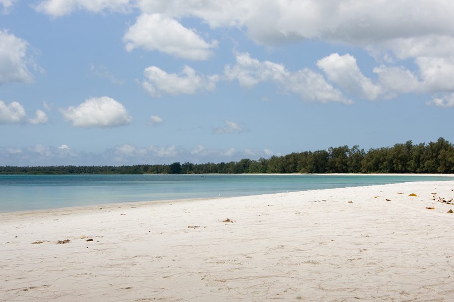 Vumawimbi Beach auf Pemba Island mit Küstenlandschaft