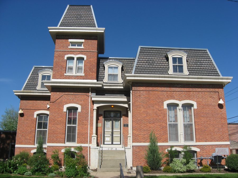 Front of the Hendricks County Jail and Sheriff's Residence, now the Hendricks County Museum