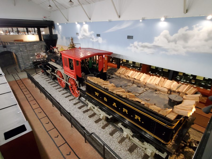 Локомотив The General на экспозиции в Southern Museum of Civil War and Locomotive History в Кеннесо, штат Джорджия