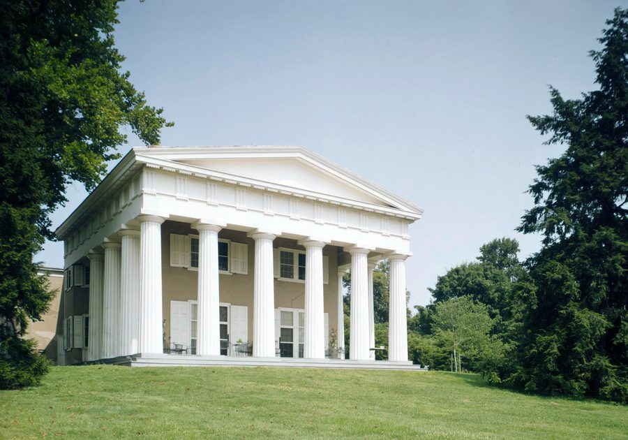 Андалузия, историческая усадьба в стиле Greek Revival в тауншипе Бенсалем, Пенсильвания
